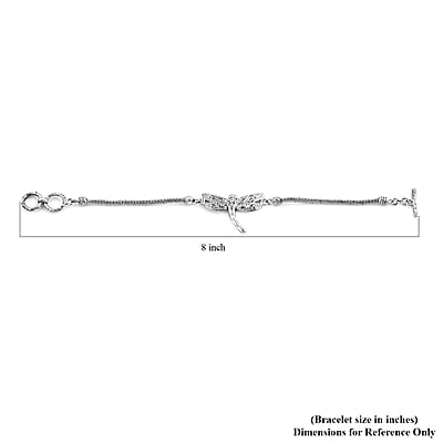 Bali Legacy Dragonfly Bracelet in Sterling Silver (7.25 In) 12 Grams