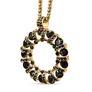 Green Austrian Crystal Necklace in Black Silvertone 28 Inches 