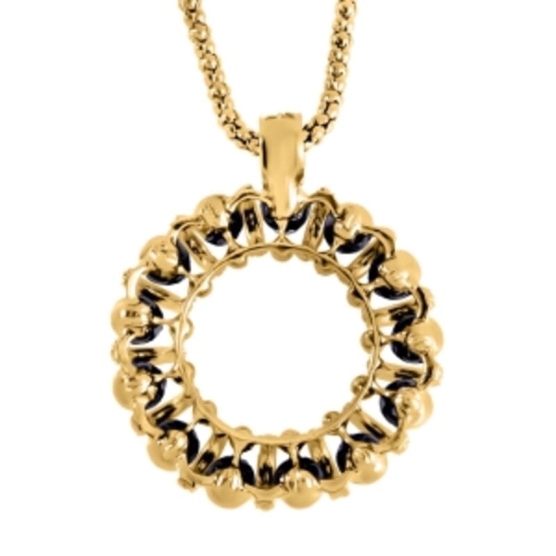 Green Austrian Crystal Necklace in Black Silvertone 28 Inches 