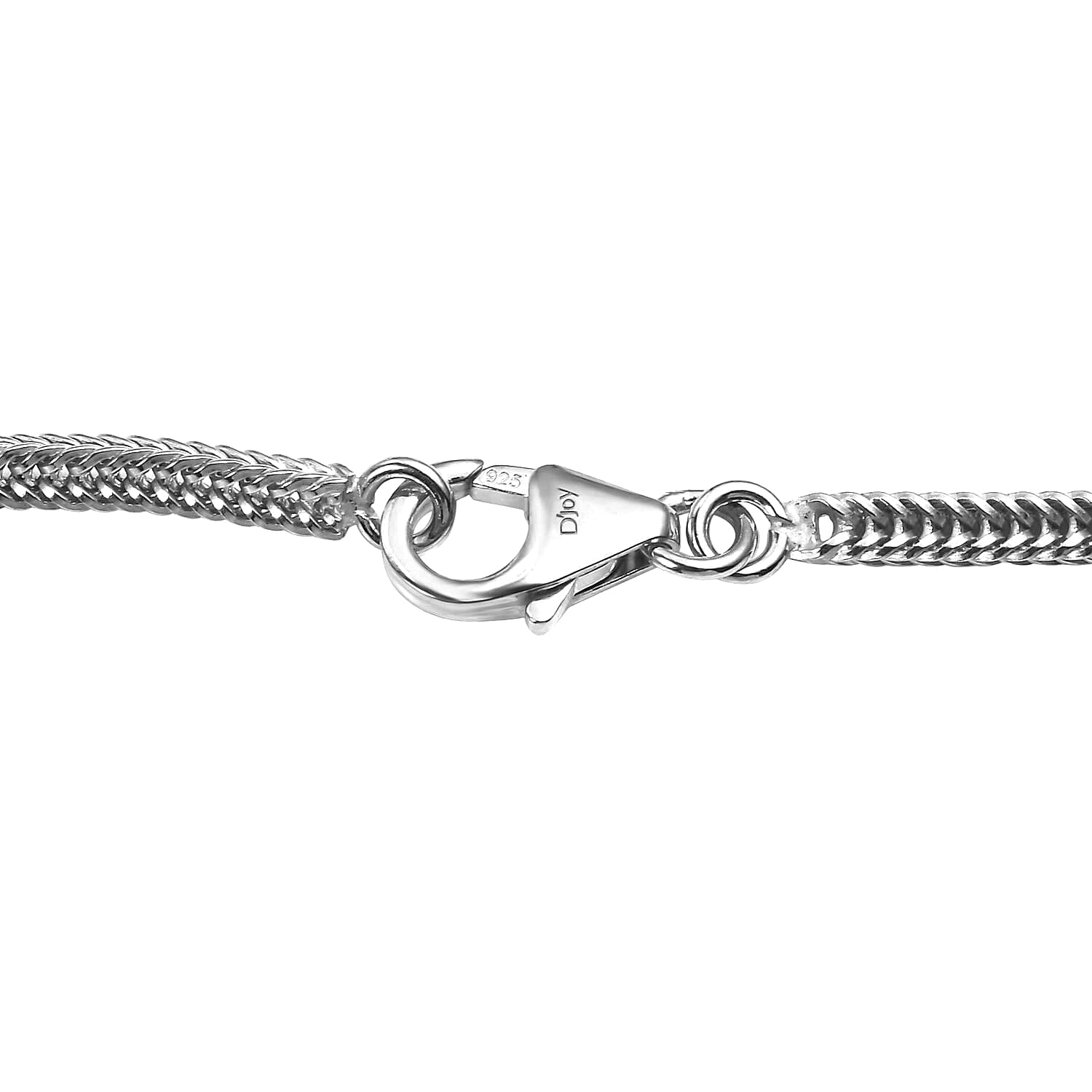 Platinum Over Sterling Silver Oval Link Chain Tassel Necklace 20 Inches 12.75 Grams