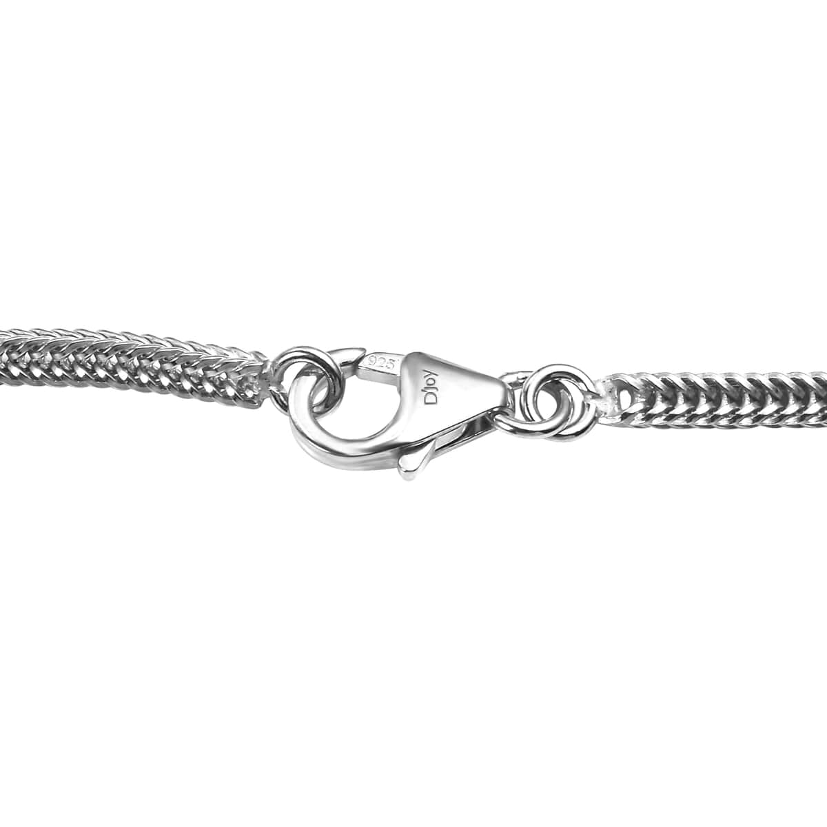 Platinum Over Sterling Silver Oval Link Chain Tassel Necklace 20 Inches 12.75 Grams image number 4