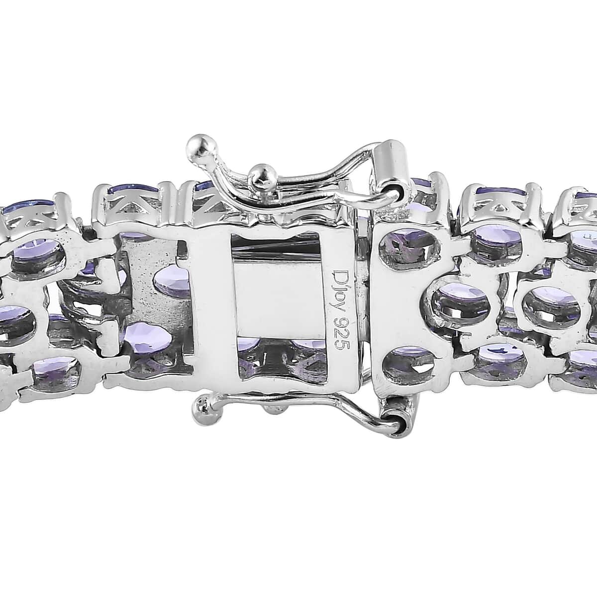 Tanzanite Three-Row Bracelet in Platinum Over Sterling Silver (8.00 In) 27.75 ctw image number 3