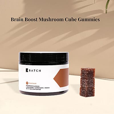 Batch Brain Boost Mushroom Cube Gummies 30ct
