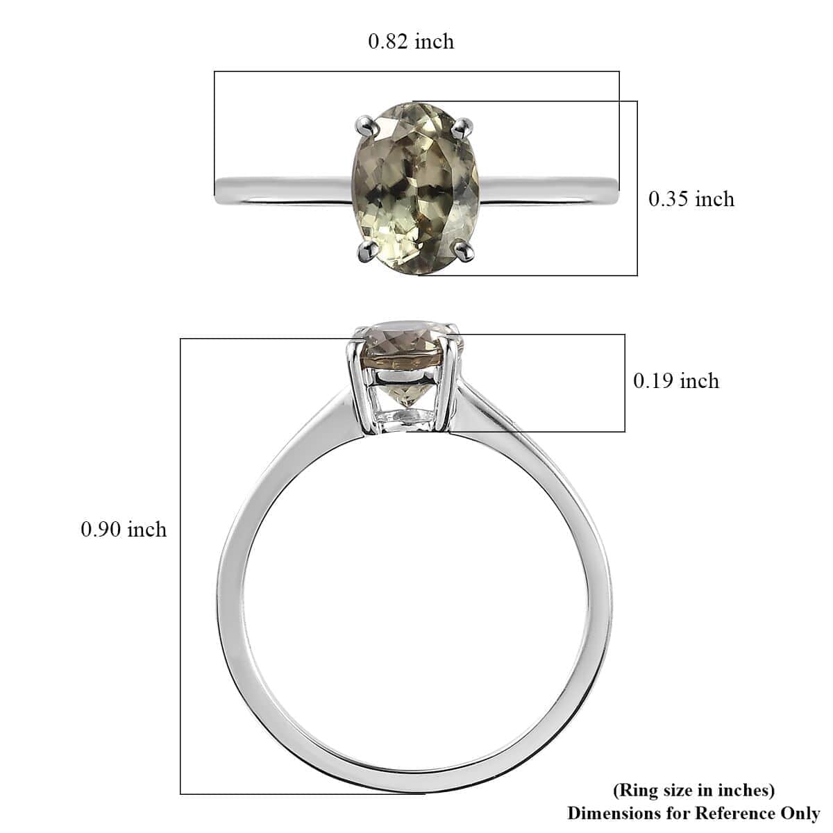 Rhapsody 950 Platinum AAAA Turkizite Ring (Size 7.0) 1.50 ctw image number 5