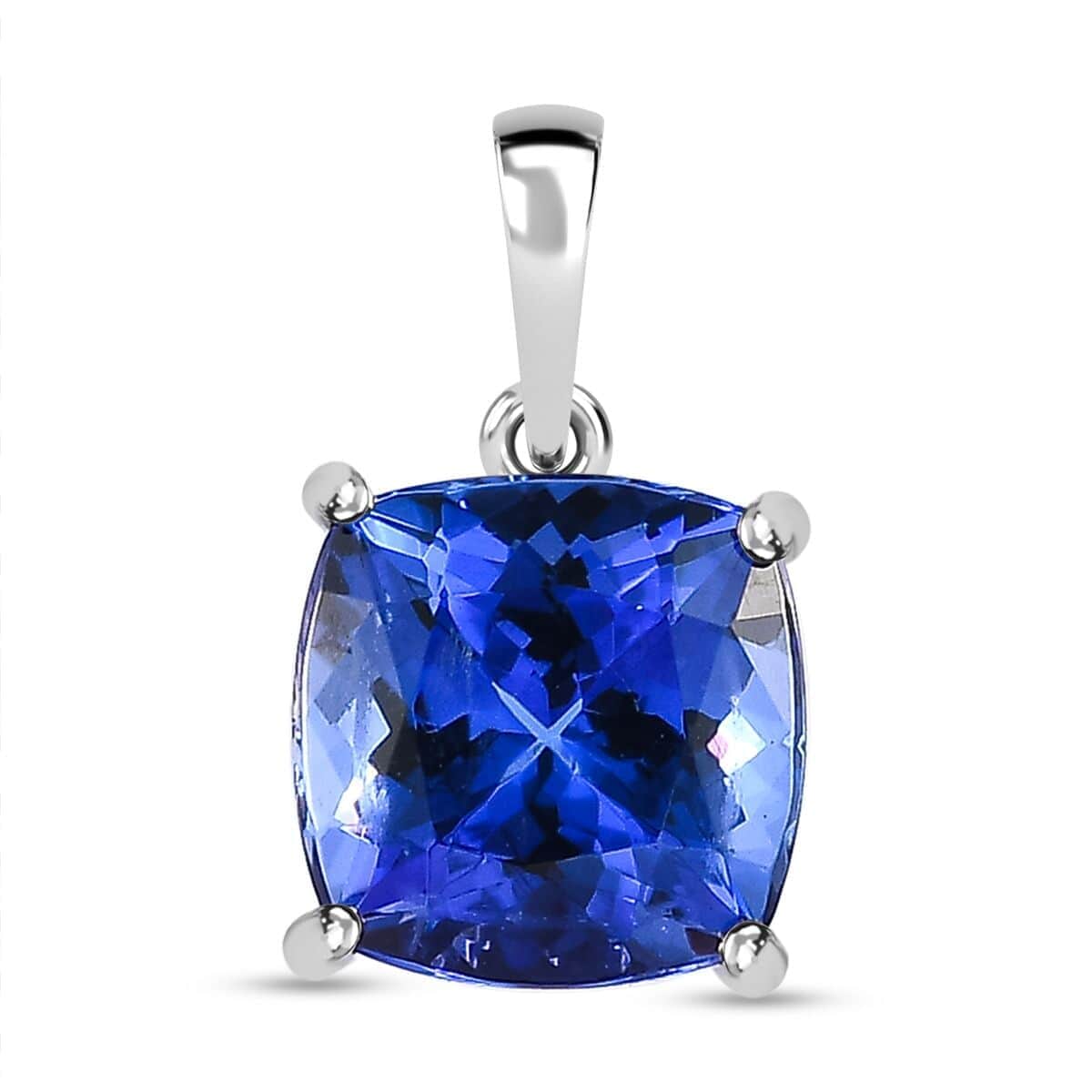 Rhapsody 950 Platinum AAAA Tanzanite Solitaire Pendant 2.50 ctw image number 0