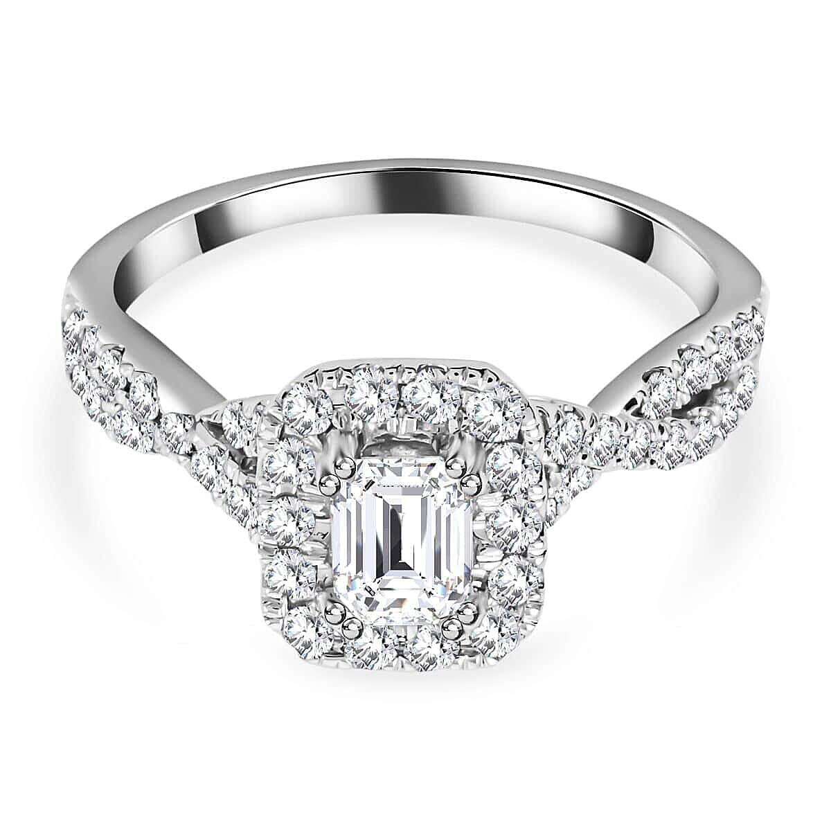 14K White Gold G-H SI2-VS2 Diamond Ring (Size 7.0) 1.50 ctw
