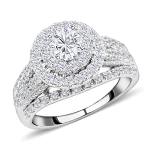 14K White Gold G SI1 Diamond Ring (Size 7.0) 5.75 Grams 1.50 ctw