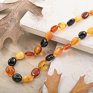Baltic Amber Beaded Necklace 20 Inches