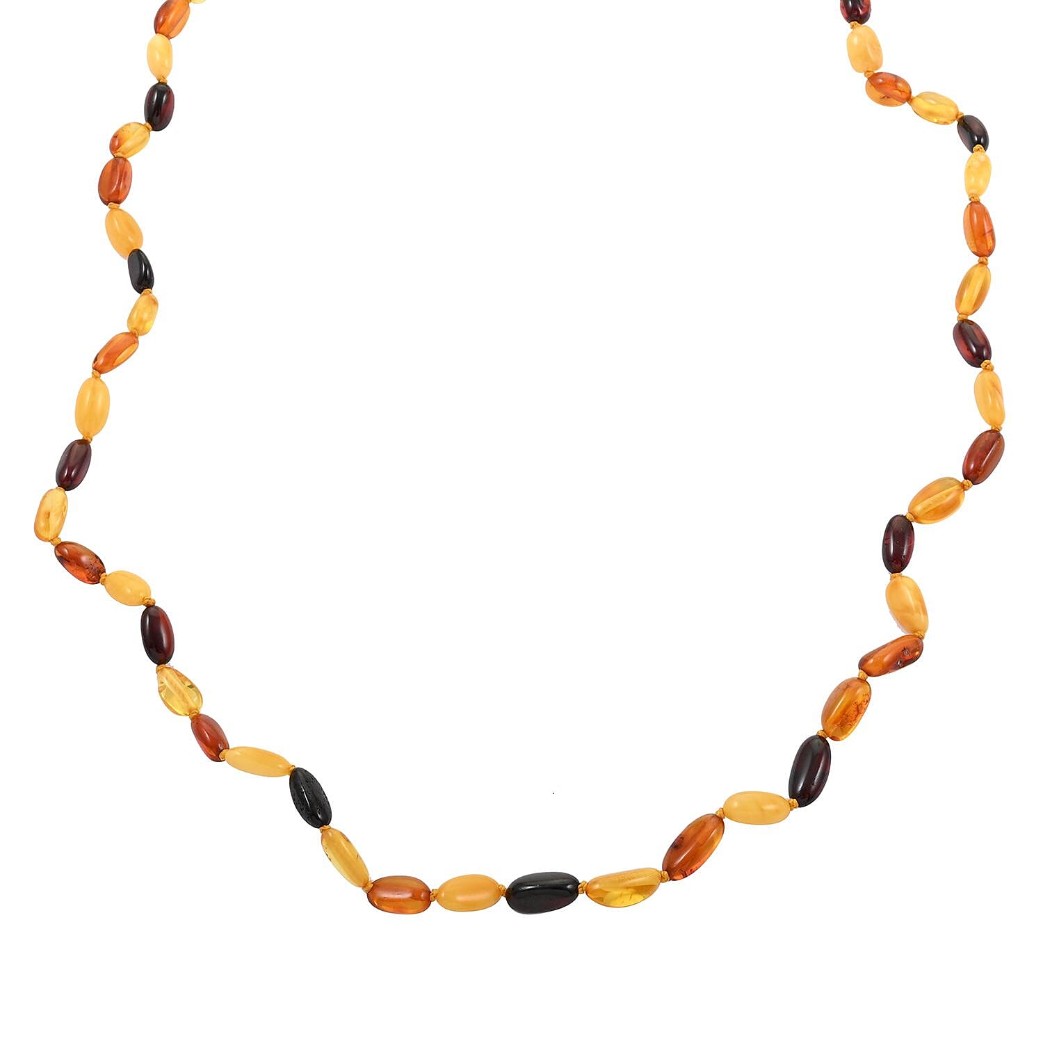 Baltic Amber Honey Beaded Necklace 22 Inches