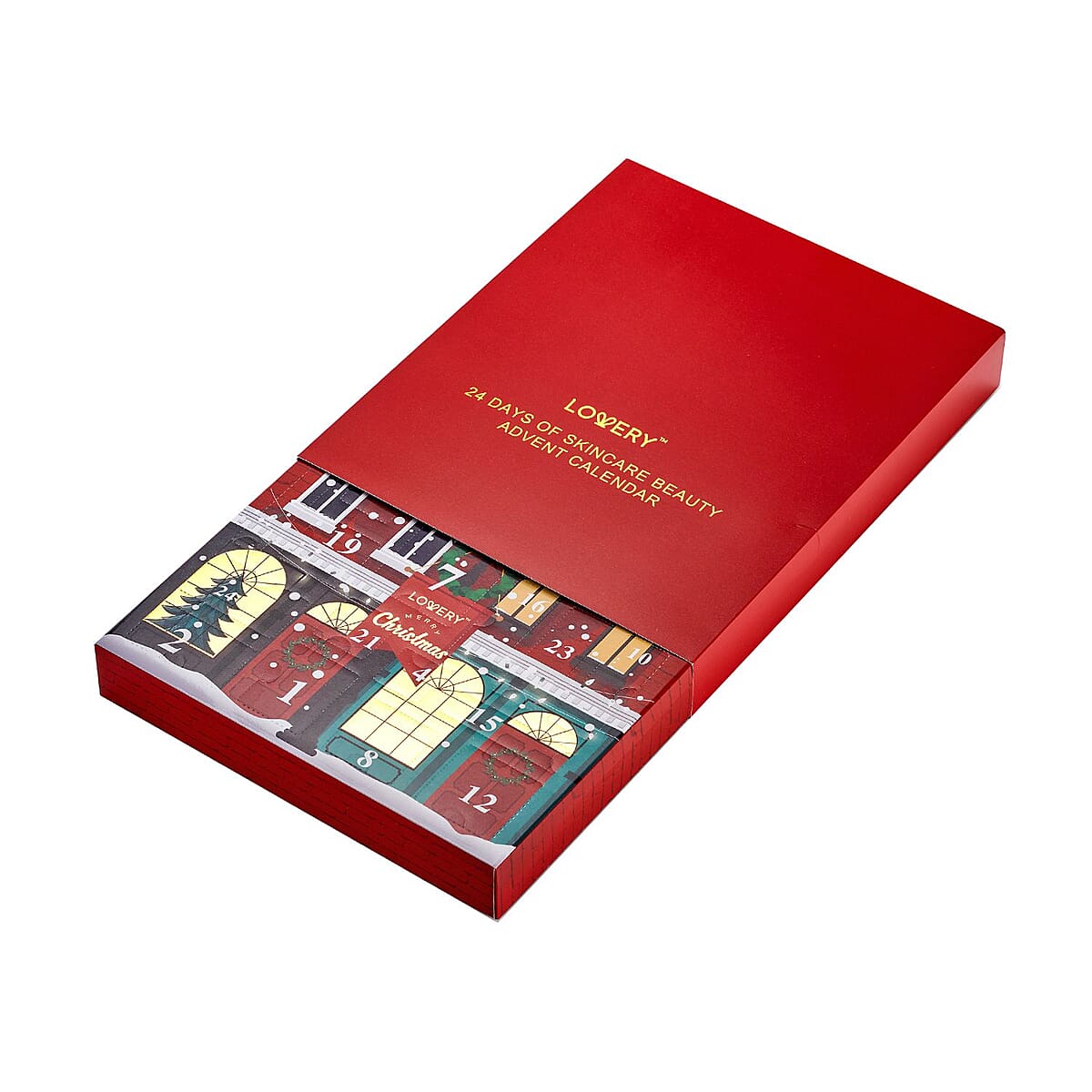 LOVERY 2023 Limited Edition Advent Calendar- 24pc Christmas Countdown Body Care Set image number 1