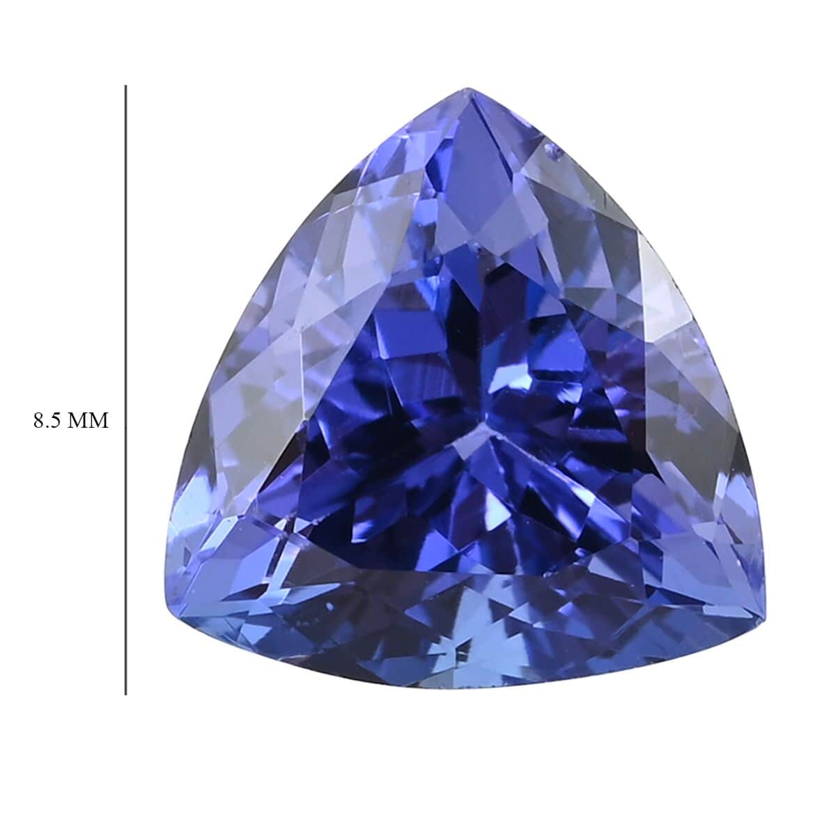Certified and Appraised AAAA Tanzanite (Trl 8.5 mm) 2.00 ctw image number 3