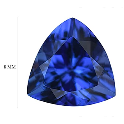 Certified and Appraised AAAA Tanzanite (Trl 8.5 mm) 2.00 ctw