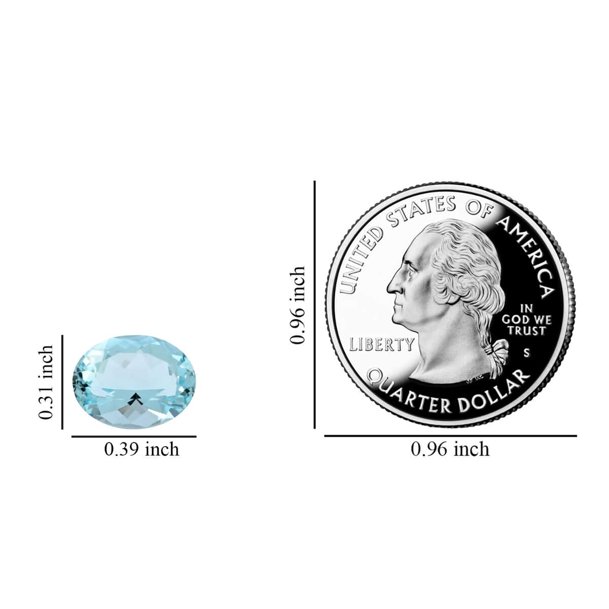 AAAA Santa Maria Aquamarine (Ovl 10x8 mm) 2.00 ctw image number 4