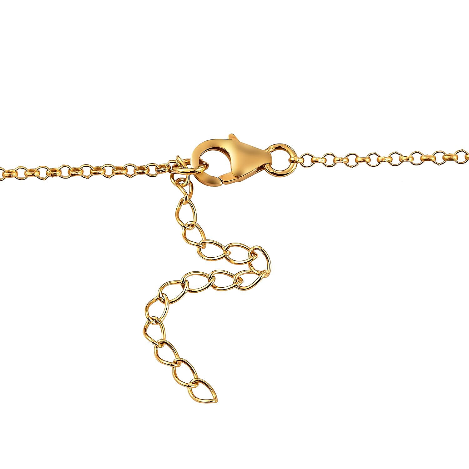 Premium Sleeping Beauty Turquoise and Moissanite Floral Necklace 18 Inches in Vermeil Yellow Gold Over Sterling Silver 1.20 ctw