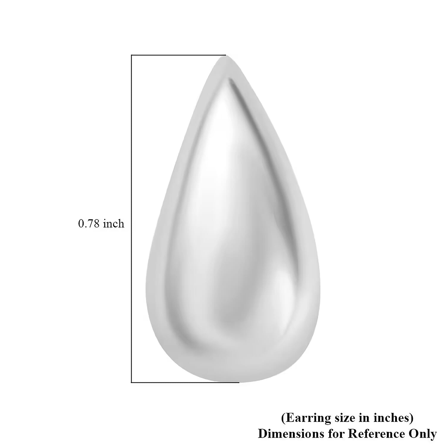 Raindrop Earrings in Platinum Over Sterling Silver 6.60 Grams