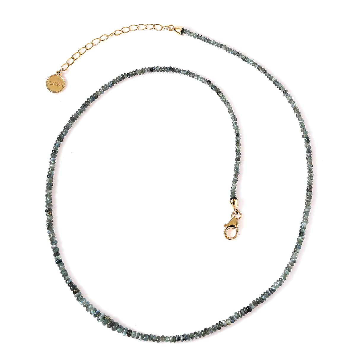 Certified & Appraised Iliana 18K Yellow Gold AAAA Narsipatnam Alexandrite Beaded Graduation Necklace 18-20 Inches 33.00 ctw image number 0