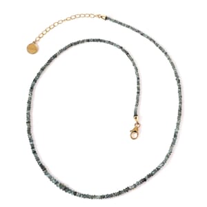 Certified & Appraised Iliana 18K Yellow Gold AAAA Narsipatnam Alexandrite Beaded Graduation Necklace 18-20 Inches 33.00 ctw