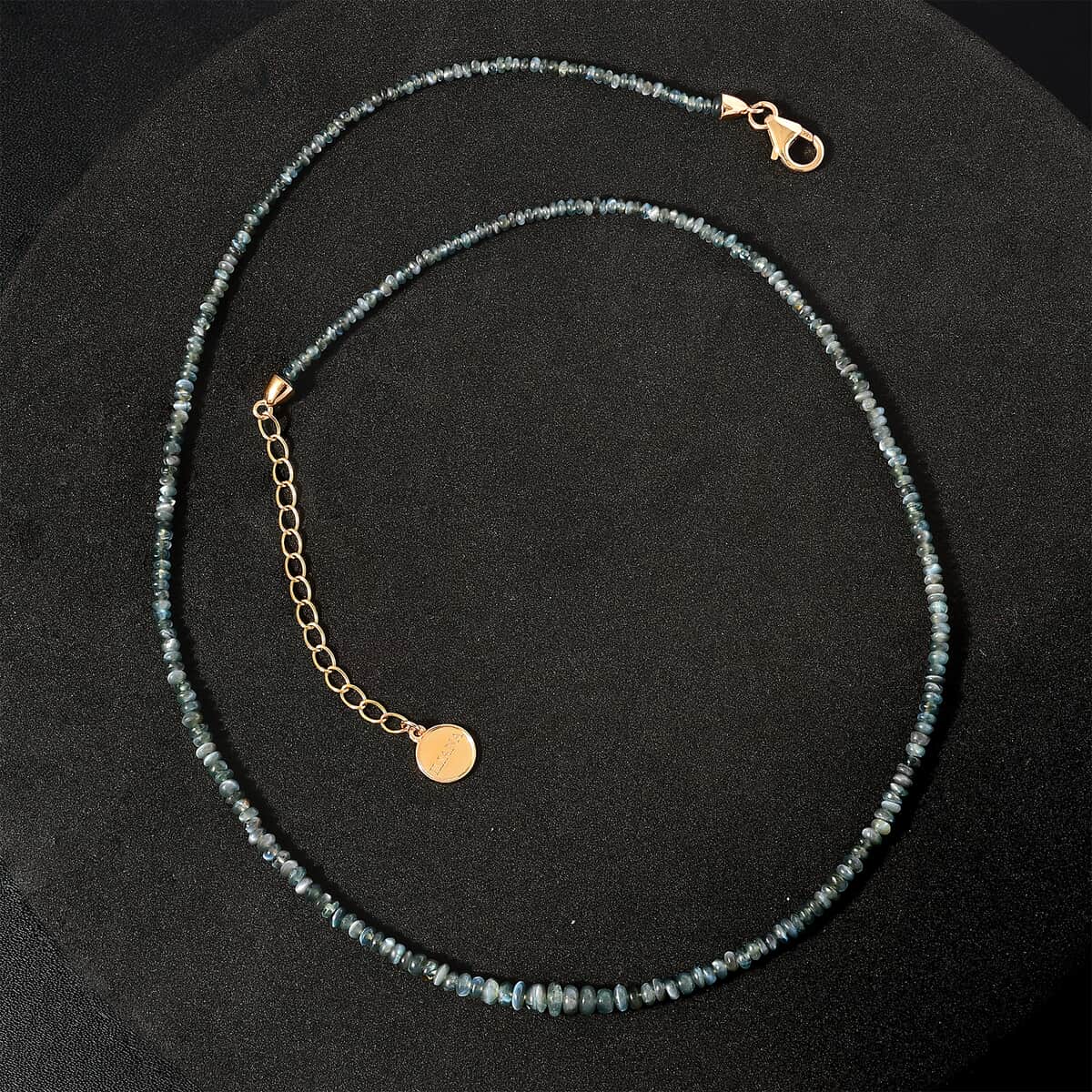 Certified & Appraised Iliana 18K Yellow Gold AAAA Narsipatnam Alexandrite Beaded Graduation Necklace 18-20 Inches 33.00 ctw image number 3