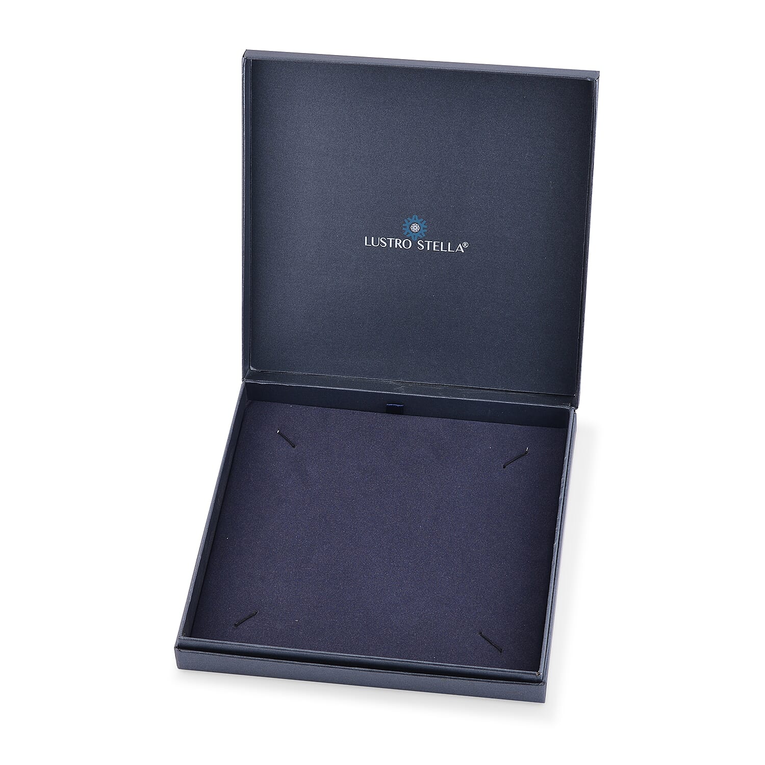 Lustro Stella Finest CZ Necklace in Rhodium Over Sterling Silver 18-20 Inches