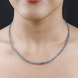 Rhapsody Certified & Appraised AAAA Alexandrite Beaded Graduated Necklace, 950 Platinum Necklace, 18-20 Inch Necklace 26.00 ctw