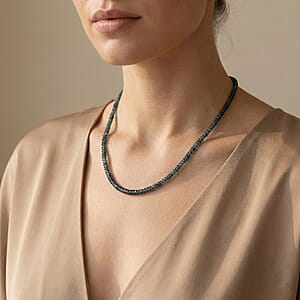 Rhapsody Certified & Appraised AAAA Alexandrite Beaded Graduated Necklace, 950 Platinum Necklace, 18-20 Inch Necklace 26.00 ctw