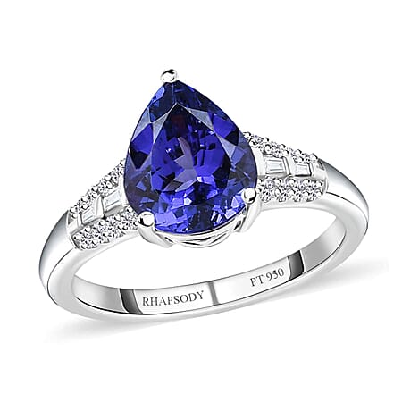 5 / Tanzanite / 950 Platinum - Product card gallery slide 1 (10177212940601)