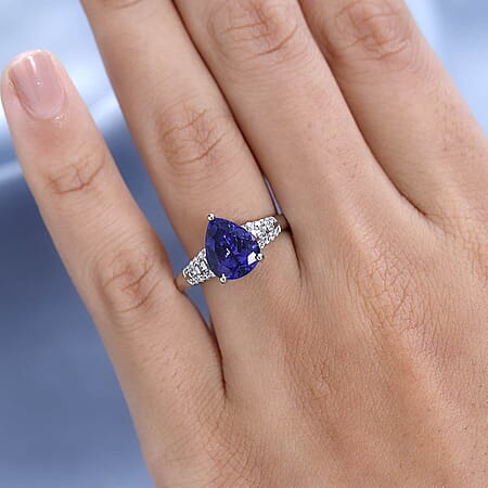 5 / Tanzanite / 950 Platinum - Product card gallery slide 3 (10177212940601)