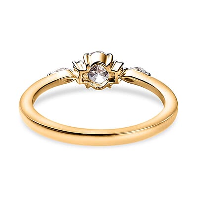 Iliana 18K Yellow Gold Diamond G-H SI Ring (Size 9.0) 0.50 ctw