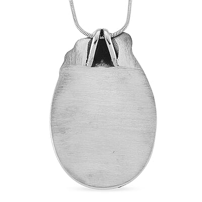 Lapis Lazuli 50.00 ctw Necklace in Stainless Steel 24 Inches