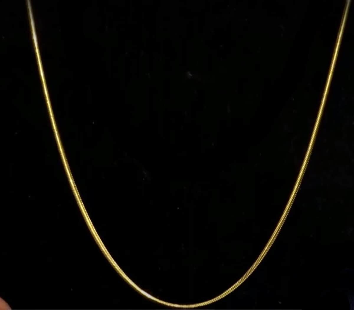 14K Yellow Gold Over Sterling Silver Fancy Necklace 24 Inches 10 Grams image number 0