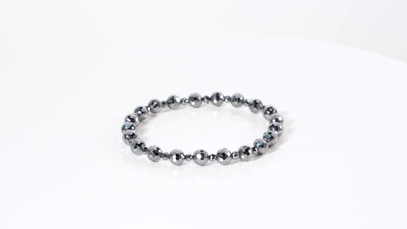 Terahertz 75.60 ctw Beaded Stretch Anklet