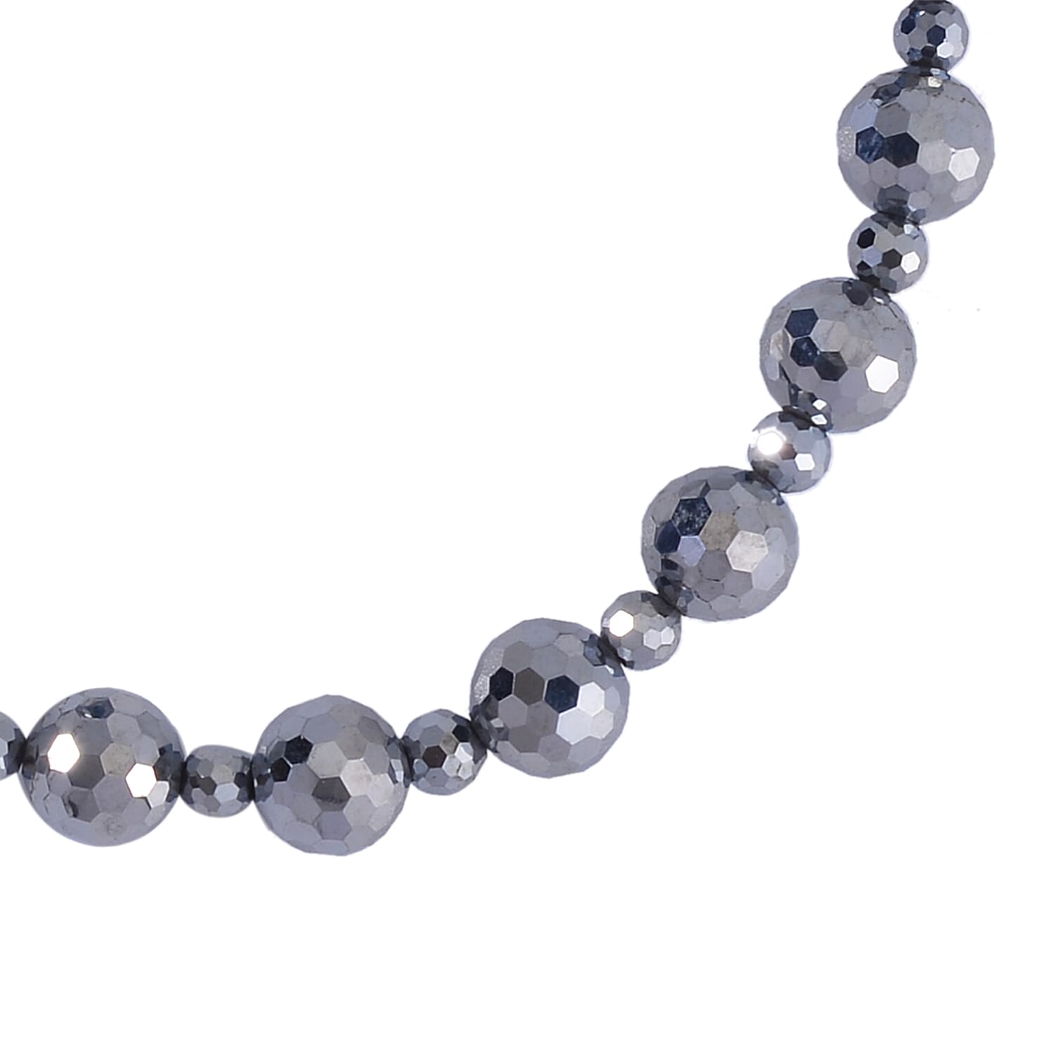 Terahertz 75.60 ctw Beaded Stretch Anklet