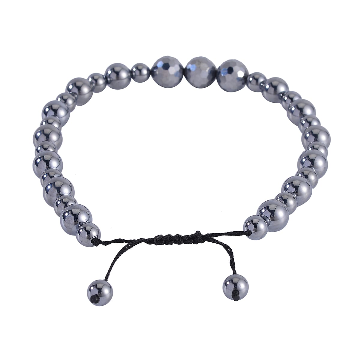 Terahertz Rice and Beaded Stretch Anklet 73.35 ctw image number 3