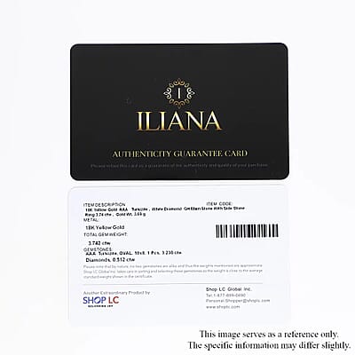 Iliana 18K Yellow Gold AAA Turkizite and G-H SI Diamond Halo Ring (Size 9.0) 3.75 ctw