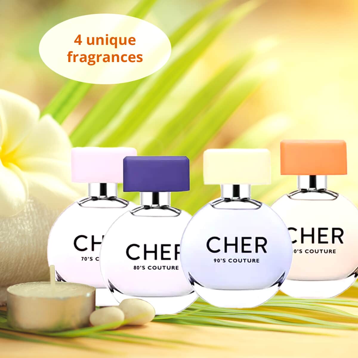 Closeout Deal Cher Decades Collection 4 Piece Fragrance Set Eau De Parfum, Set of 4 EDP Collection, Best Long Lasting Perfume Set 4x1oz image number 4