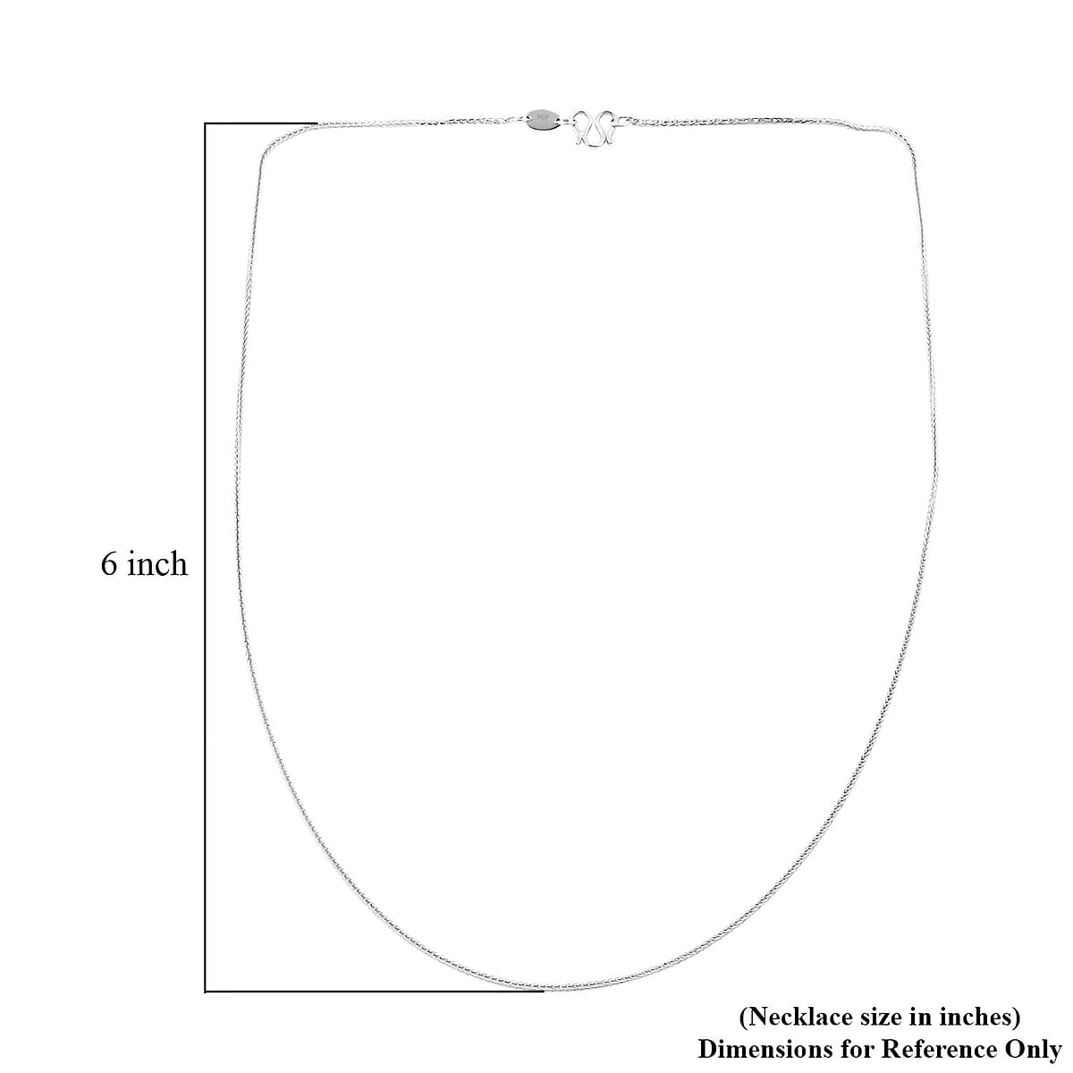 999 Platinum 0.70mm Singapore Chain Necklace 16.5 Inches 2.50 Grams image number 4