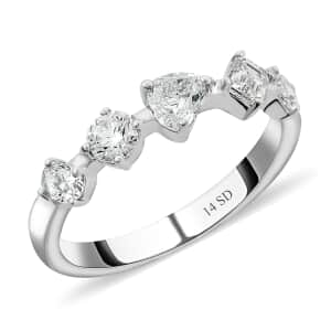 Modani 18K White Gold Diamond E-F VS2 Ring (Size 7.0) 3 Grams ctw (Del. in 10-12 Days)