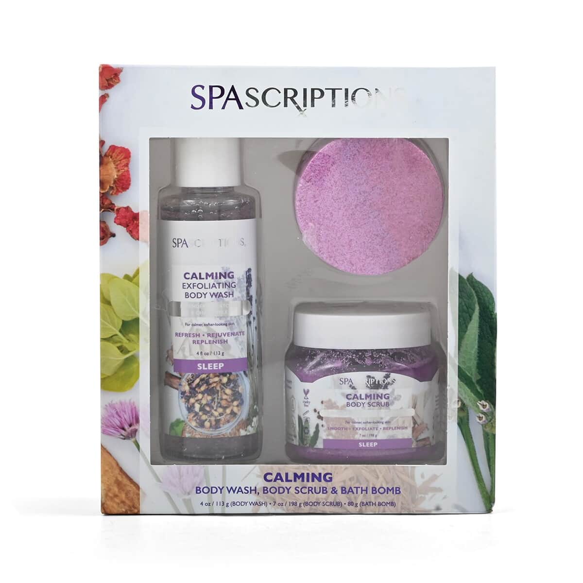 Spascriptions Spathecary Bath Time Essentials Kit - Calming image number 1