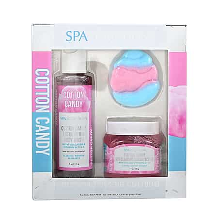 Buy Spascriptions Spathecary Bath Time Essentials Kit - Cotton Candy at ShopLC.