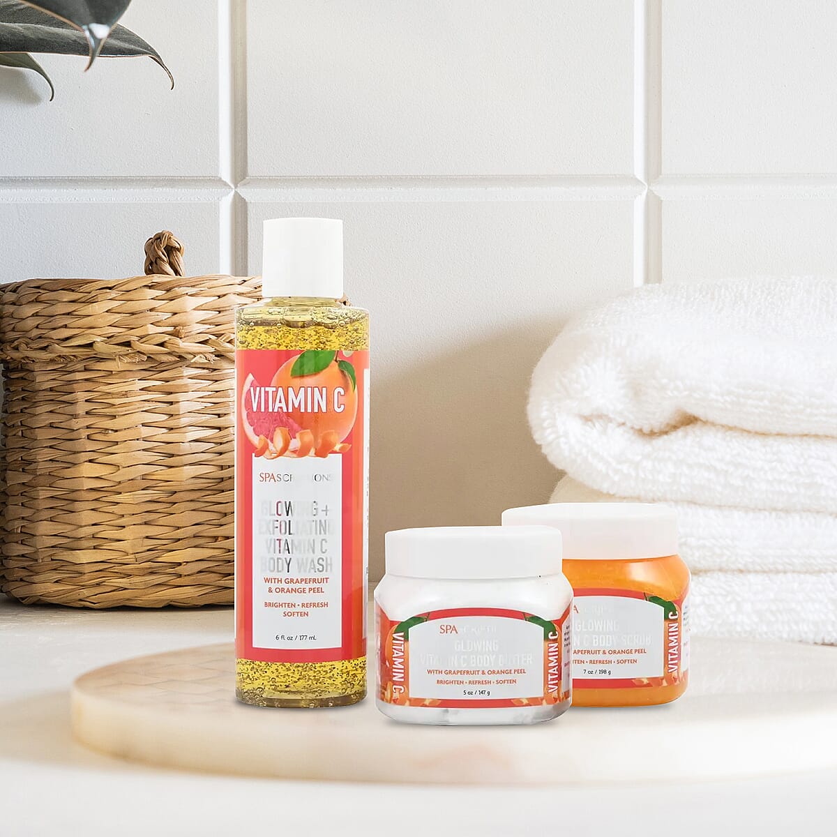 Spascriptions Spathecary Bodycare 3pc Gift Set - Vitamin C image number 1