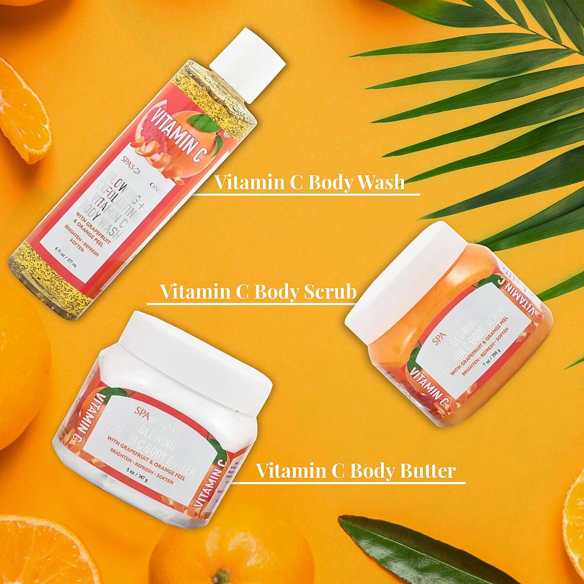 Spascriptions Spathecary Bodycare 3pc Gift Set - Vitamin C image number 4
