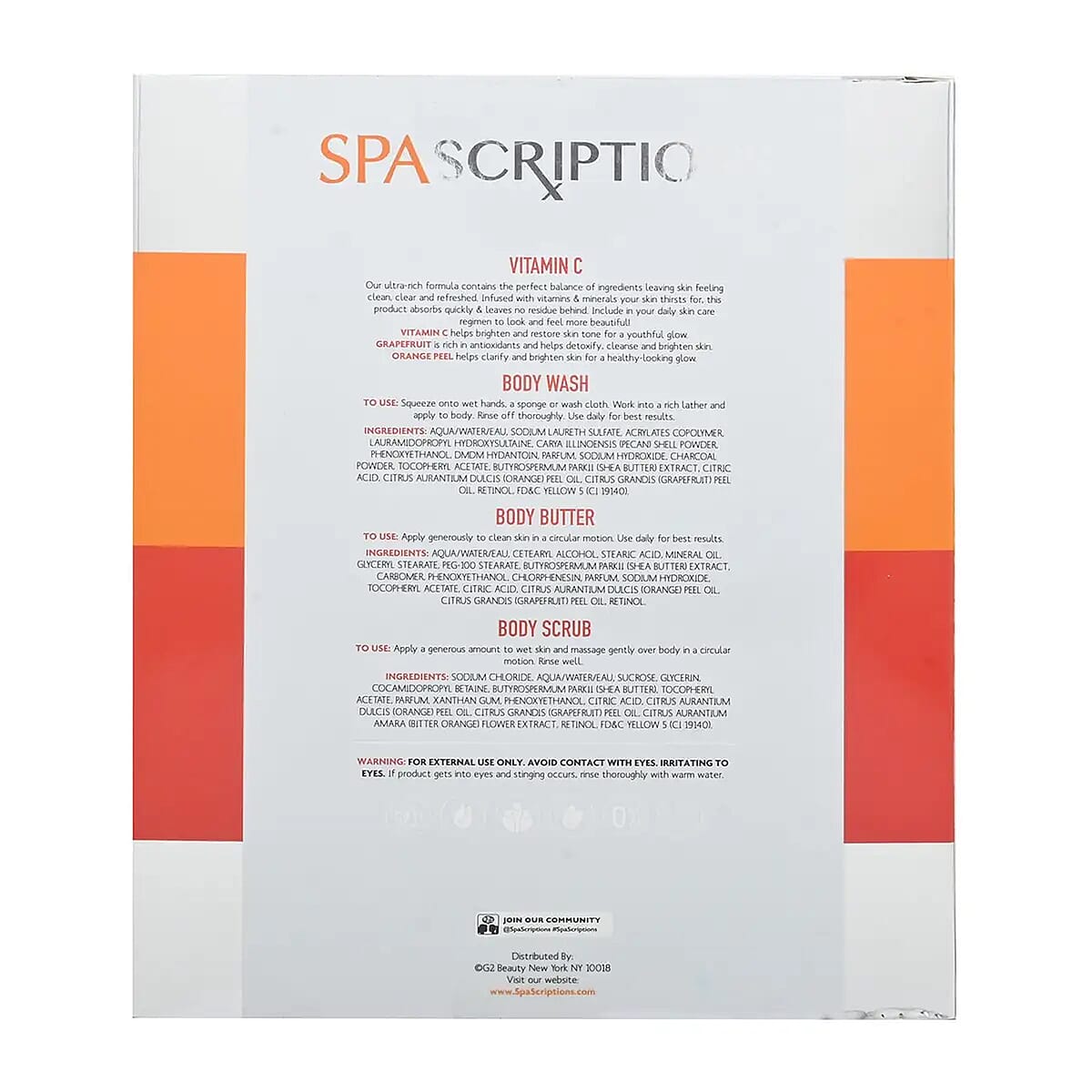 Spascriptions Spathecary Bodycare 3pc Gift Set - Vitamin C image number 7