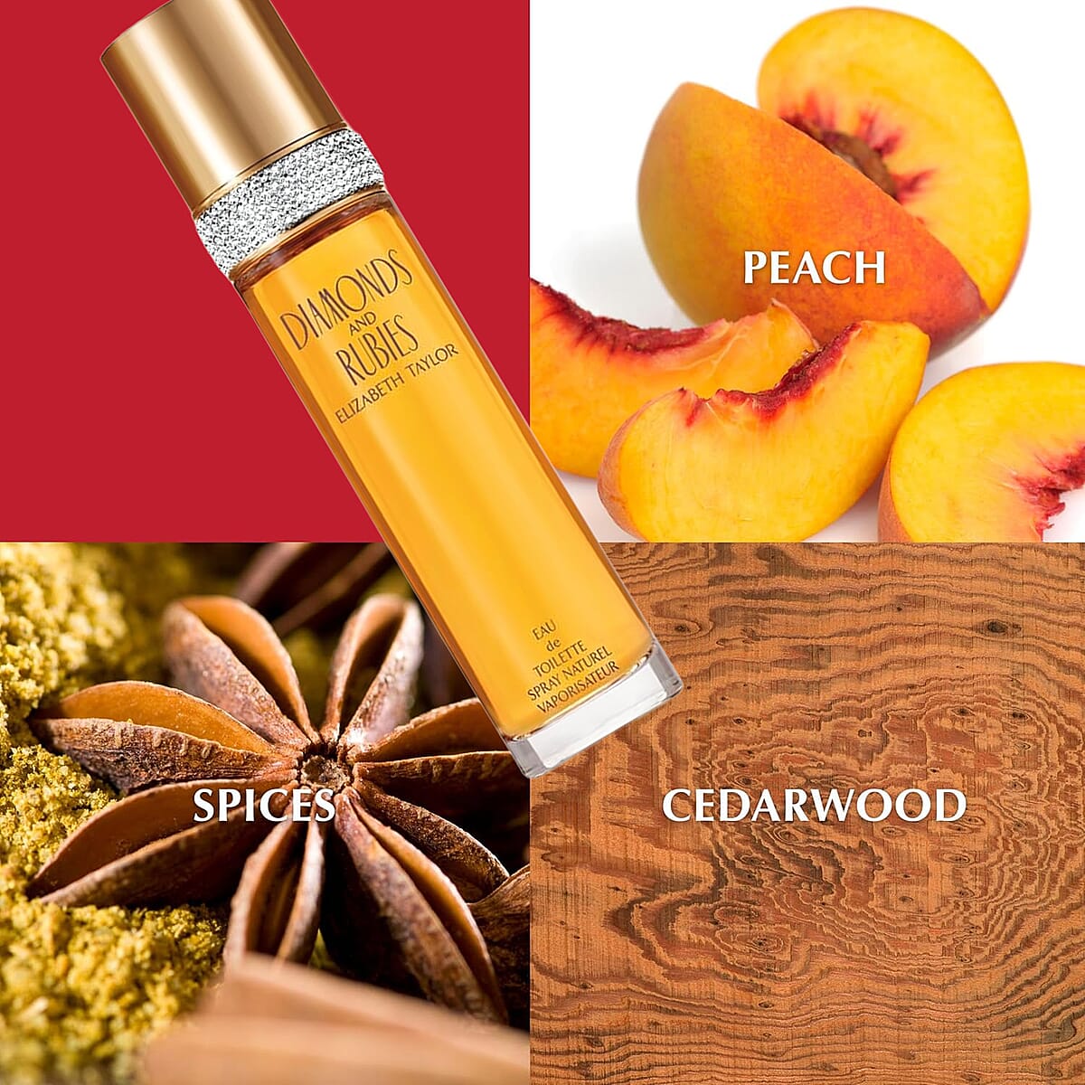 Diamonds and Rubies by Elizabeth Taylor for Women - 1.7 oz EDT Spray image number 3