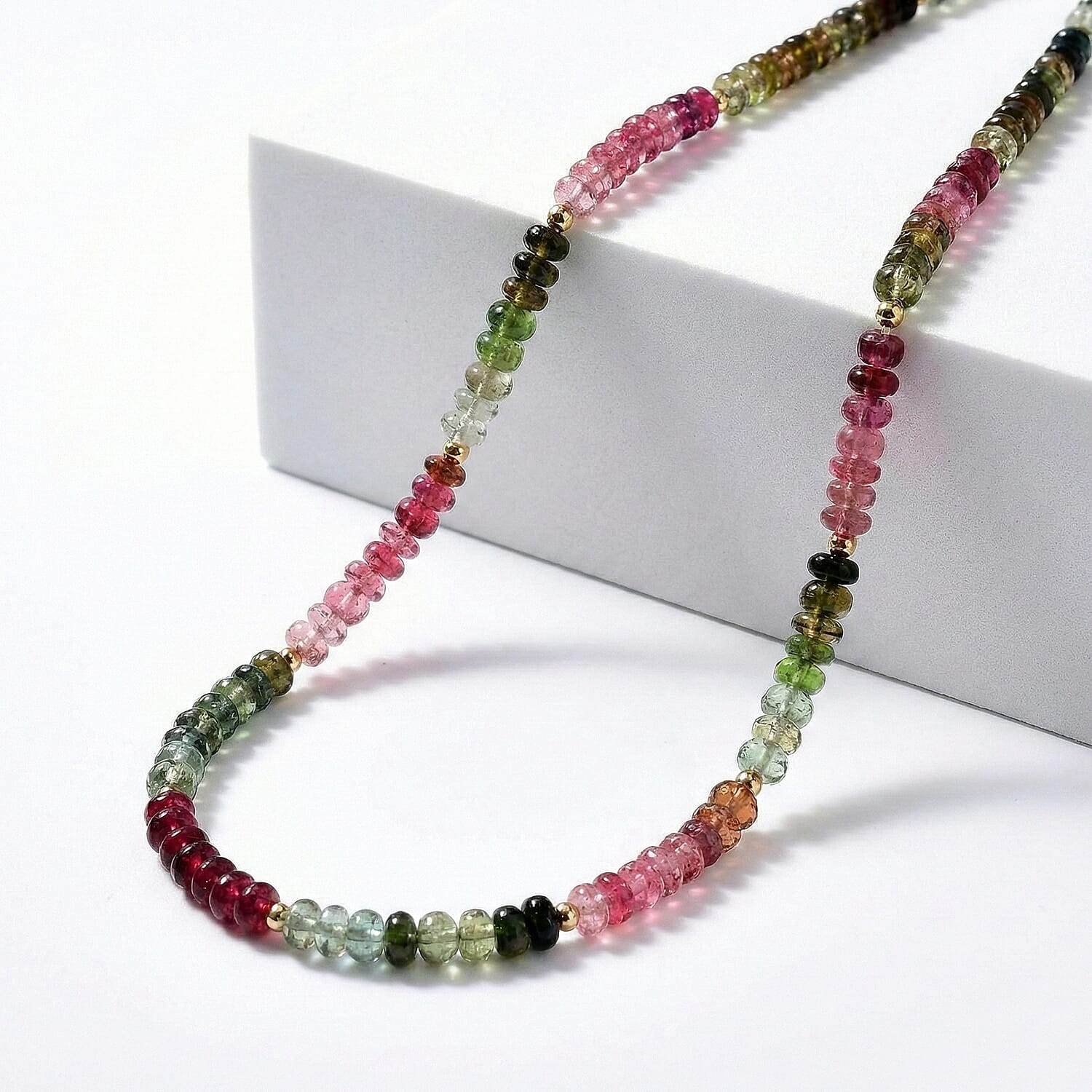 Doorbuster Certified & Appraised Iliana 18K Yellow Gold AAAA Viceroy Spessartine Garnet Beaded Graduation Necklace 18 Inches wit
