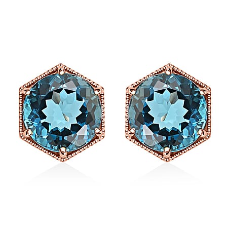 London Blue Topaz / 10K Gold / Standard - Product card gallery slide 1 (10177273135417)