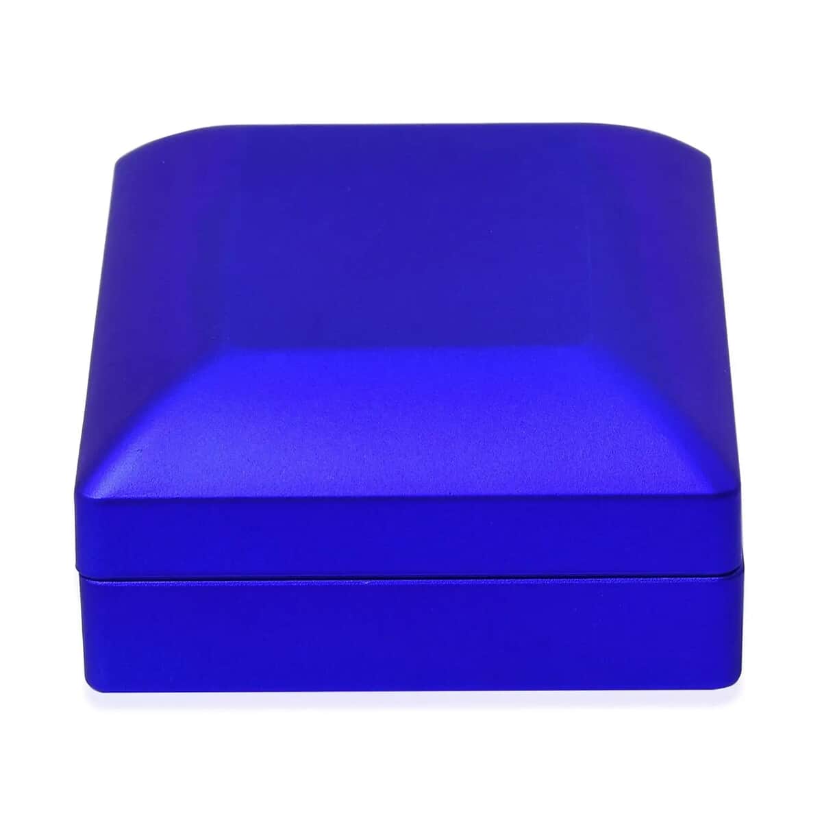 Royal Blue Solid Polish LED Light Pendant Necklace Jewelry Box, Anti Tarnish Jewelry Box, Jewelry Storage Case, Pendant Necklace Storage Box (3.5x2.8x1.4) image number 0