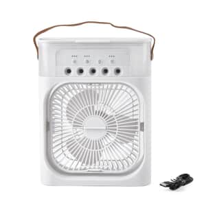 Portable Air Cooler Fan With Color Night Light & Type-c USB (5V/2A )