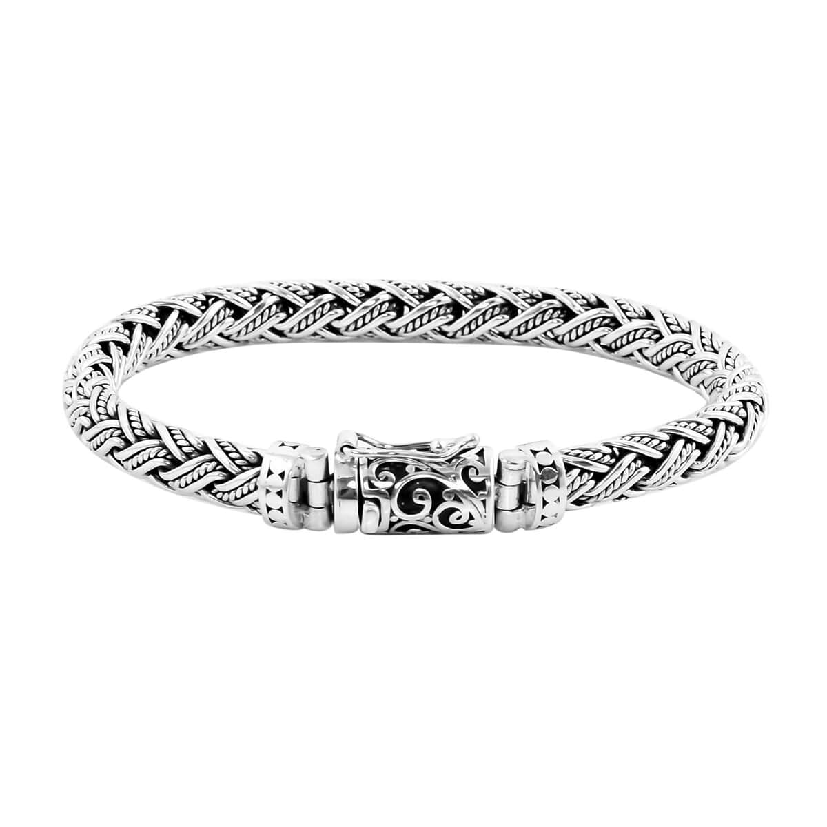 Bali Legacy Sterling Silver Padian Bracelet (6.50 In) 37 Grams image number 2