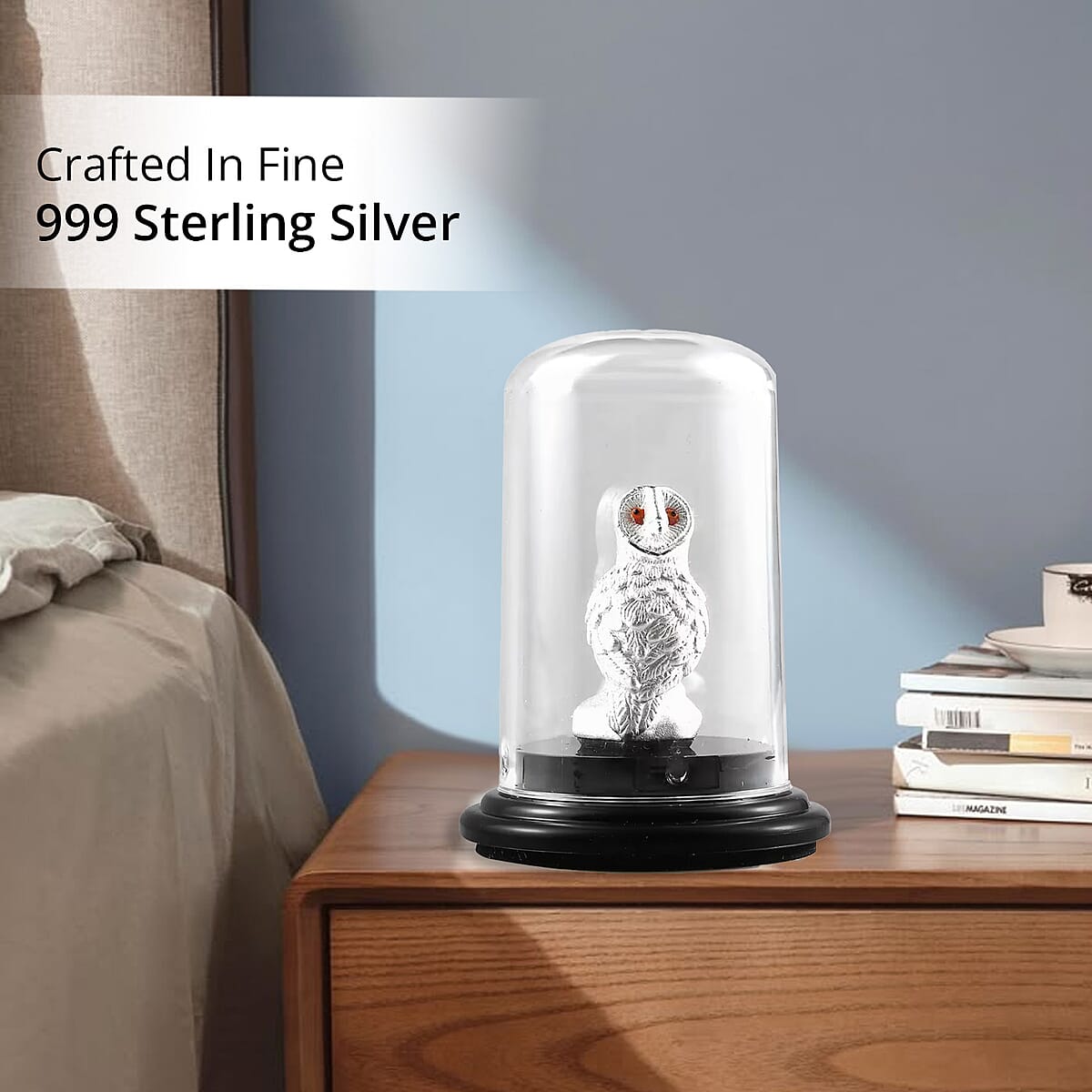 Sterling Silver Owl Idol 3.70 Grams image number 2