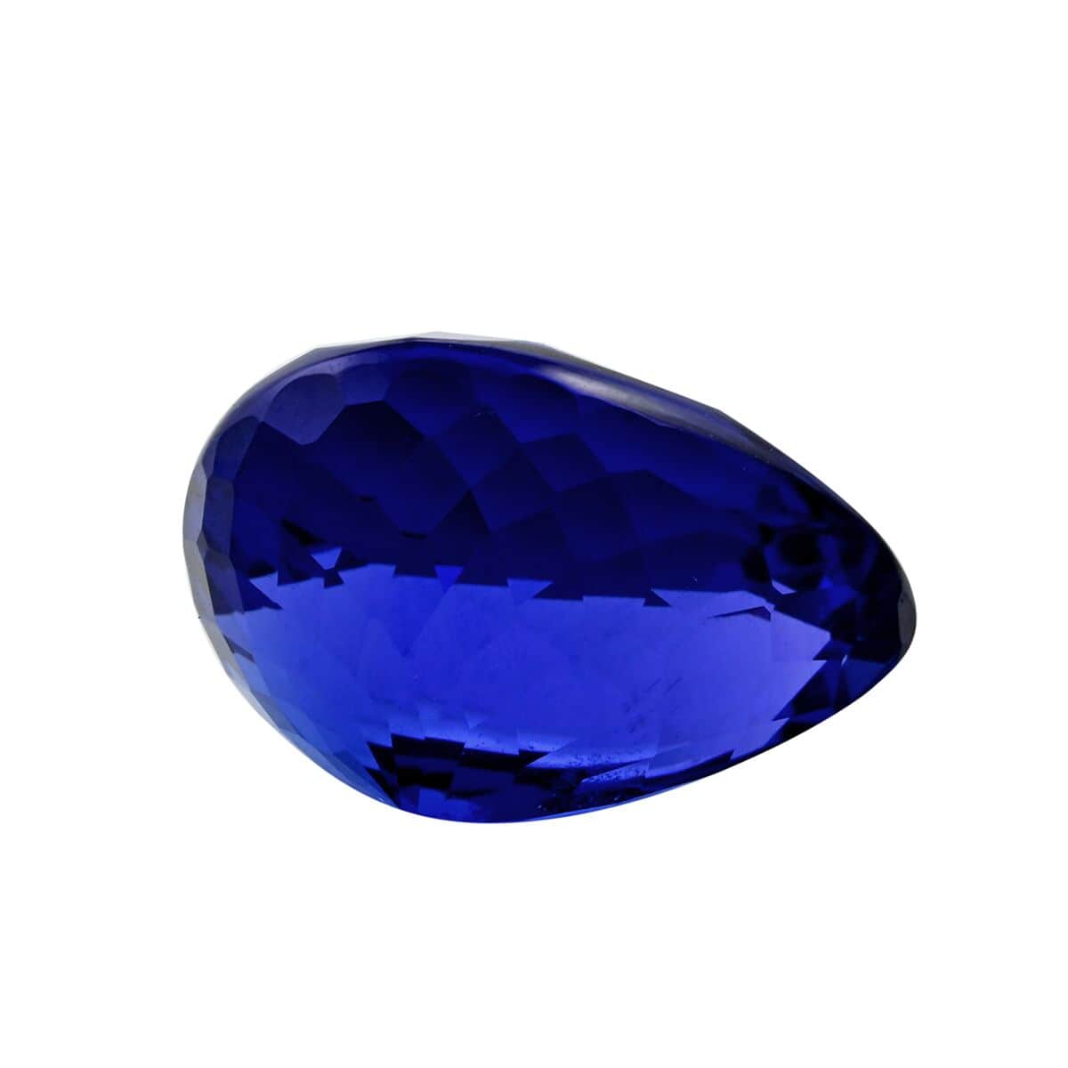 Chairman Vault Collection Certified and Appraised AAAA Tanzanite (Pear Free Size) 22.37 ctw image number 2